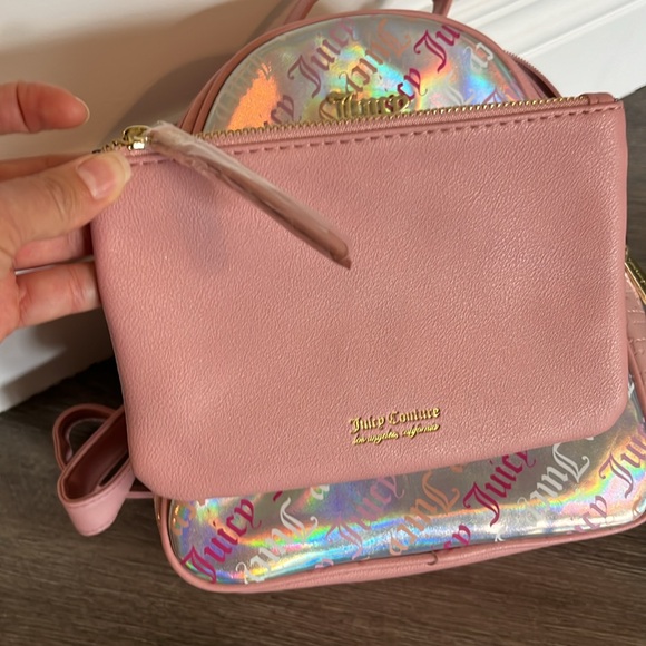 NWT 2 Piece Juicy Couture Backpack and Pouch - Picture 5 of 9